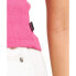 ფოტო #2 პროდუქტის SUPERDRY Essential Rib Lace sleeveless V neck T-Shirt