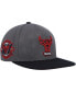 ფოტო #5 პროდუქტის Men's Gray Chicago Bulls Hardwood Classics Born & Bred Fitted Hat