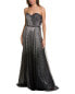 Rene Ruiz Pleated Gown Women's