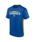 Men's Royal, Gold Buffalo Sabres Authentic Pro Rink Tech T-Shirt