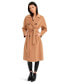 Women's Boss Girl Double-Breasted Wool Coat - Camel