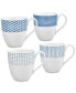 Фото #1 товара Hammock 4-Pc. Assorted Mug Set