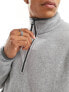 Фото #7 товара ASOS DESIGN oversized half zip polar fleece sweatshirt in grey