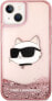 Karl Lagerfeld Etui Karl Lagerfeld KLHCP14MLNCHCP Apple iPhone 14 Plus różowy/pink hardcase Glitter Choupette Head