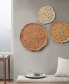 Rossi Feather Painted Round Wall Decor, 3 Piece