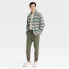 Фото #2 товара Men's Tapered Tech Cargo Jogger Pants - Goodfellow & Co Olive Green XL