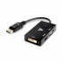 Фото #1 товара Mini Адаптер для DisplayPort на VGA/DVI/HDMI V7 V7DP-VGADVIHDMI-1E Чёрный