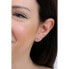 Stylish bronze earrings with zircons MKC1657CZ791