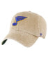 ფოტო #2 პროდუქტის Men's Khaki St. Louis Blues Earldor Clean Up Adjustable Hat