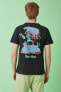 Erkek Siyah T-Shirt 1YAM11903CK