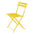 Garden chair Sira Mustard Steel 41 x 46 x 80 cm (2 Units)