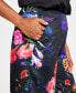 Фото #4 товара Women's Printed Wide-Leg Satin Pants, Created for Macy's