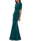 Ruched A-Line Gown