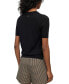 ფოტო #3 პროდუქტის Women's Short-Sleeved Sweater