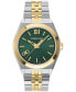 ფოტო #1 პროდუქტის Salvatore Men's Swiss Two-Tone Stainless Steel Bracelet Watch 40mm