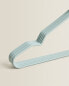 Pack of rubberised baby hangers (pack of 6)