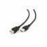 Фото #1 товара Двойной удлинительный USB-кабель 3GO C109 Чёрный 2 m