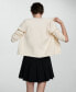 ფოტო #13 პროდუქტის Women's Button Knit Cardigan