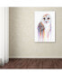 Michelle Faber 'Barred Rainbow Owl' Canvas Art - 19" x 12" x 2"