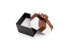 Фото #2 товара White gift box with brown ribbon KP9-5
