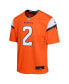 ფოტო #2 პროდუქტის Nike Big Boys and Girls Patrick Surtain II Orange Denver Broncos Game Jersey