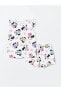 Фото #1 товара Пижама LC WAIKIKI для девочек Minnie Mouse, шорты, Детская одежда и обувь