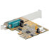Фото #2 товара StarTech.com PCI Express Serial Card - PCIe to RS232 (DB9) Serial Interface Card - PC Serial Card w/ 16C1050 UART - Standard or Low Profile Brackets - COM Retention - Windows & Linux - PCIe - Serial - Full-height / Low-profile - PCIe 2.0 - RS-232 - Yellow