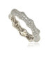 Фото #1 товара Кольцо Suzy Levian Bamboo CZ Eternity Band.