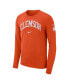 Men's Orange Clemson Tigers Arch 2-Hit Long Sleeve T-shirt