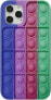 Фото #1 товара Чехол для смартфона Антистрессовый Bubble Sensory для iPhone 11, мультицвет, стандарт
