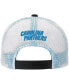 Фото #4 товара Big Boys and Girls Black, White Carolina Panthers Core Lockup Adjustable Hat