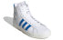 adidas originals Basket Profi 中帮 板鞋 男款 白蓝 / Кроссовки Adidas originals Basket Profi FW4404