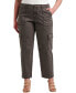 ფოტო #1 პროდუქტის Plus Size Suki Mid Rise Curvy Fit Straight Pants