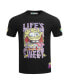 ფოტო #2 პროდუქტის Men's Black SpongeBob SquarePants Life's Sweet T-shirt