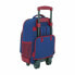 Школьный рюкзак с колесиками Compact Levante U.D. 611820818 Синий Красная кошениль (32 x 45 x 21 cm)