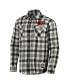 Фото #3 товара Men's Darius Rucker Collection by Black, Natural South Carolina Gamecocks Plaid Flannel Long Sleeve Button-Up Shirt