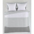 Фото #2 товара Комплект чехлов для одеяла Alexandra House Living Белый Серый 180 кровать 4 Предметы