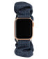 Фото #1 товара Women's Dark Blue Demin Scrunchie Band Compatible with 38/40/41mm Apple Watch