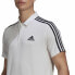 Фото #4 товара Поло с коротким рукавом мужское Adidas Primeblue 3 Stripes Белый