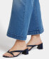 Фото #4 товара Plus Size Teresa Wide Leg Ankle Jeans