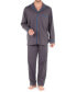 ფოტო #1 პროდუქტის Men's Samena Long Pajama Set