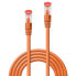 Фото #2 товара Lindy 1.5m Cat.6 S/FTP Cable - Orange - 1.5 m - Cat6 - S/FTP (S-STP) - RJ-45 - RJ-45