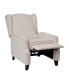 Фото #9 товара Mauro Contemporary Pushback Recliner With Accent Nail Trim-Wingback Manual Recliner