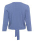 ფოტო #2 პროდუქტის Women's 3/4 Sleeve Tie Waist Cropped Cardigan