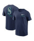 Фото #2 товара Men's Navy Seattle Mariners Over the Shoulder T-shirt