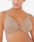 ფოტო #1 პროდუქტის Women's Full Figure Plus Size Wonderwire Front Close Stretch Lace Bra 9245