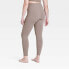 Фото #3 товара Women's Seamless High-Rise Rib Leggings - All In Motion Taupe M