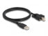 Delock 87198 - 1 m - USB A - USB B - USB 2.0 - 480 Mbit/s - Black