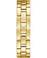 ფოტო #3 პროდუქტის Women's Gold-Tone Stainless Steel & Cubic Zirconia Crystal Bangle Bracelet Watch 36mm