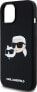 Karl Lagerfeld Karl Lagerfeld KLHMP15SSKCHPPLK iPhone 15 / 14 / 13 6.1" czarny/black hardcase Silicone Karl & Choupette MagSafe